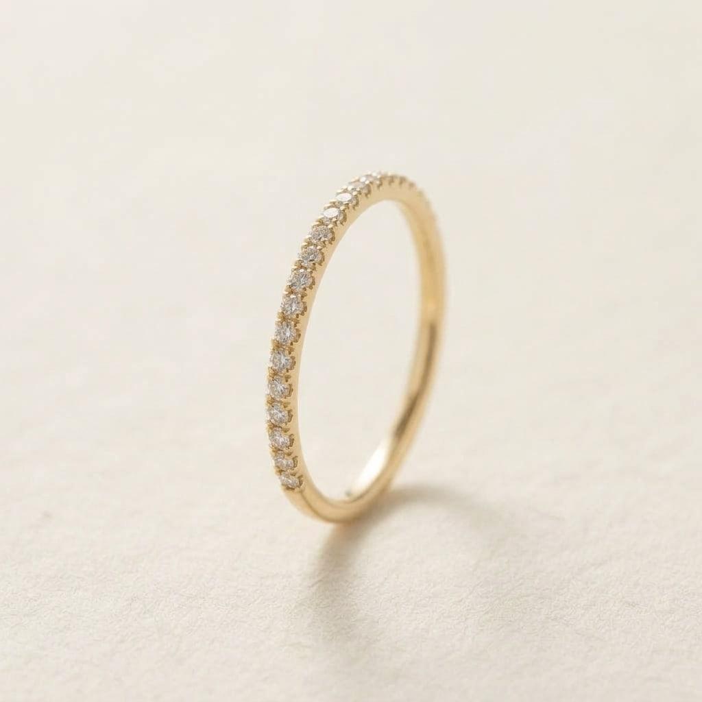 Alianza Línea, oro amarillo 18k, vista lateral