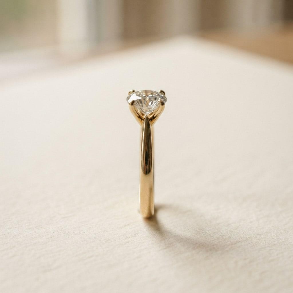 Sol Solitaire Ring
